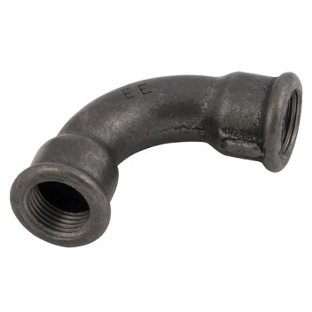 1.1/4\"BSPP FEM EQUAL 90 BEND BLACK