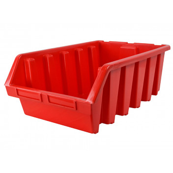 Faithfull Interlocking Storage Bin Size 5 Red 333 x 500 x 187mm