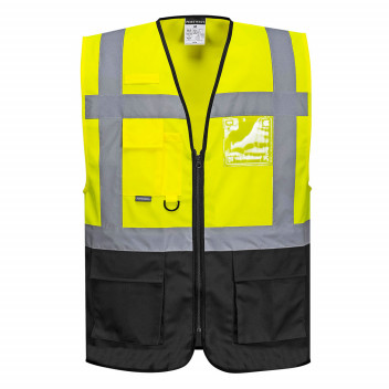 C476 Warsaw Executive Vest Yellow/Black Large