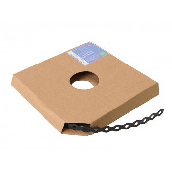 ForgeFix Black Plastic Coated Pre-Galvanised Band 12mm x 0.8 x 10m Box 1