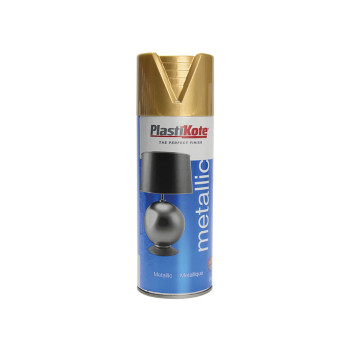 PlastiKote Metallic Spray Gold 400ml
