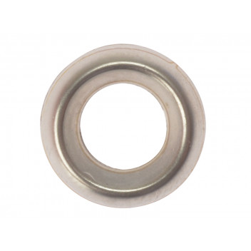 ForgeFix Screw Cup Washers Solid Brass Nickel Plated No.10 Bag 200