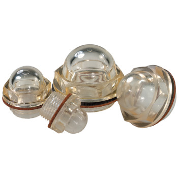 3/4\" BSP Male DomeOil Level Sight Glass With Reflector