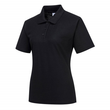 B209 Naples Ladies Polo Shirt Black XL