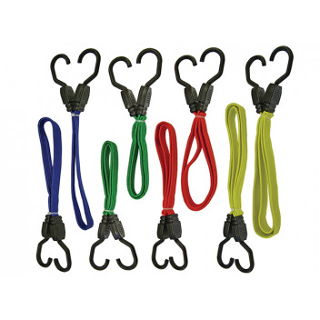 Faithfull Flat Bungee Cord Set 8 Piece