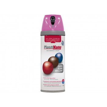 PlastiKote Twist & Spray Gloss Pink Burst 400ml