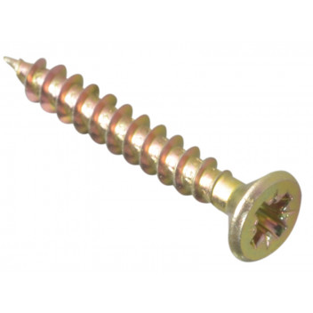 ForgeFix Multi-Purpose Pozi Compatible Screw CSK ST ZYP 4.0 x 30mm Box 200