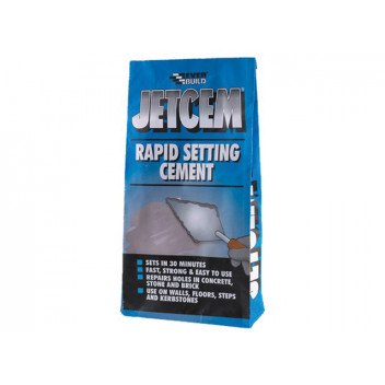 Everbuild Rapid Set Cement 12kg (4 x 3kg Packs)