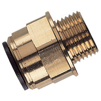 MALE STUD 28MM OD TO 1\"BSP