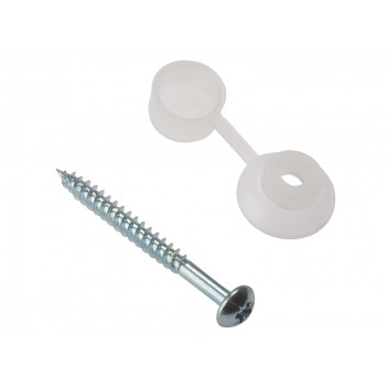 ForgeFix Corrugated Roofing Screw Round Head Pozi ZP 5mm x 50mm Bag 10