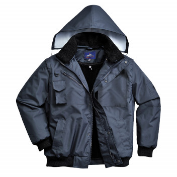 F465 3-in-1 Bomber Jacket Navy Medium