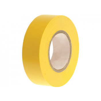 Faithfull PVC Electrical Tape Yellow 19mm x 20m