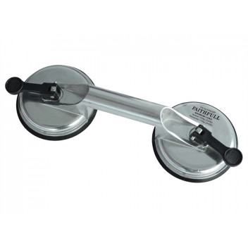 Faithfull Double Pad Aluminium Pro Suction Lifter