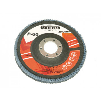 Faithfull Abrasive Jumbo Flap Disc 115mm Coarse