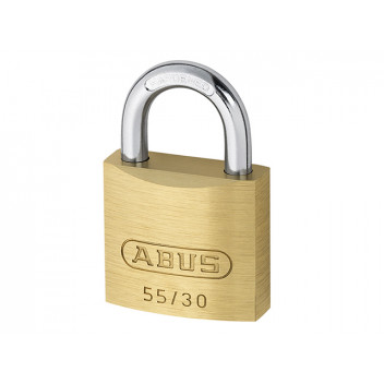 ABUS Mechanical 55/30mm Brass Padlock Carded