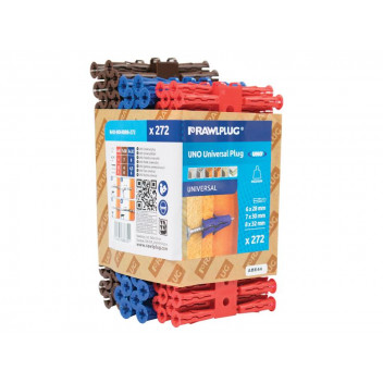 Rawlplug Mixed UNO Plugs (Pack 272)