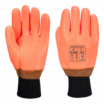 A450 Weatherproof Hi - Vis Glove Orange XL
