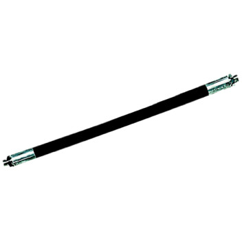 1/8\"BSP MALE E/E X 12\"HOSE RUBBER/NYLON