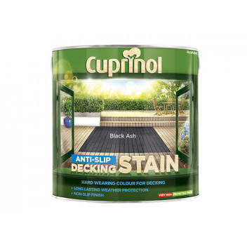 Cuprinol Anti-Slip Decking Stain Black Ash 2.5 litre