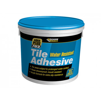 Everbuild 702 Water Resistant Tile Adhesive 16kg/10 litre