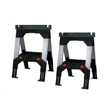 Stanley Tools FatMax Telescopic Sawhorses (Twin Pack)