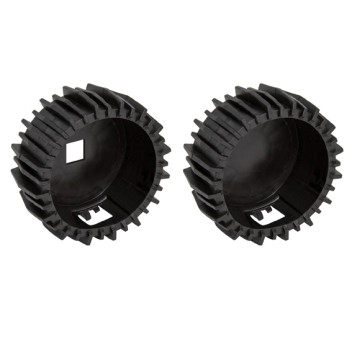 Open Back Rubber Gauge Protector 63mm Black
