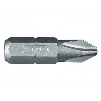 Stanley Tools Phillips Bits PH1 x 25mm (Box 25)