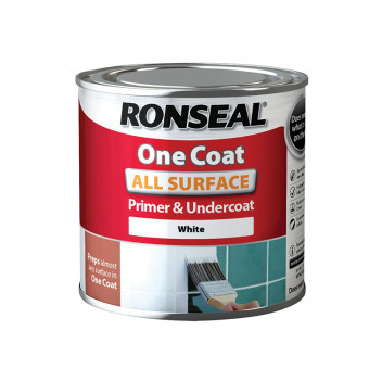 Ronseal One Coat All Surface Primer & Undercoat Interior White 750ml