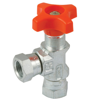 1/4\" BSPP F/F 90DEG GAUGE ISOLATOR VALVE