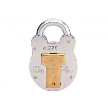 Squire 220 Old English Padlock with Steel Case 38mm