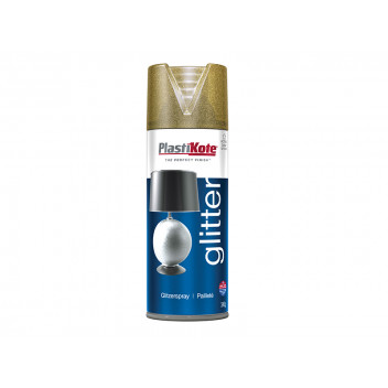 PlastiKote Glitter Effect Spray Gold 400ml