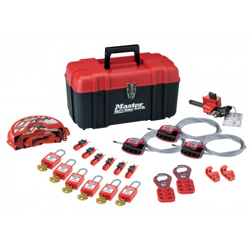 Master Lock Valve & Electrical Lockout Toolbox Kit 23-Piece