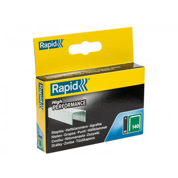 Rapid 140/14 14mm Galvanised Staples Box 2000