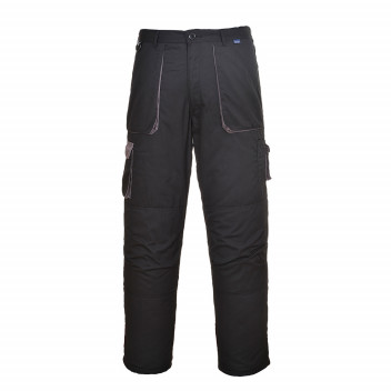 TX11 Portwest Texo Contrast Trouser Black Large