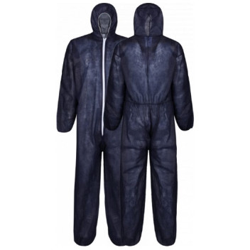 Disposable DBS Coverall Polyprop Blue size 2XL