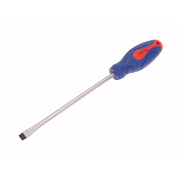 Faithfull Soft Grip Screwdriver Flared Slotted Tip 10.0 x 200mm