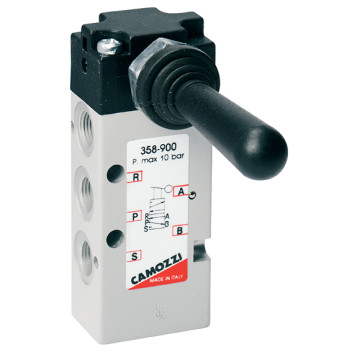 1/8 5/2 LEVER VALVE MONOSTABLE