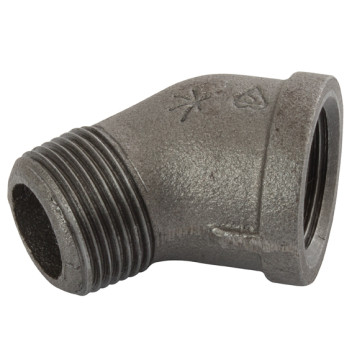 (BS FIG156) MXF BSPT 45? ELBOW 1 BLK