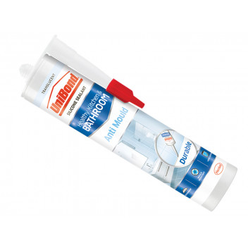 Unibond Anti-Mould Kitchen & Bathroom Sealant Cartridge Translucent 274g