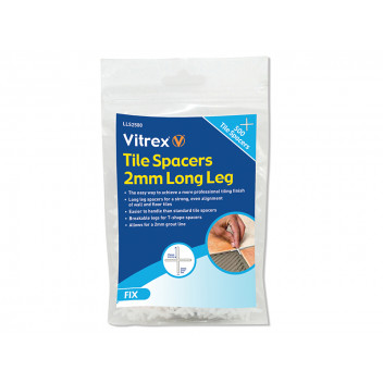 Vitrex Long Leg Spacer 2mm (Pack 500)