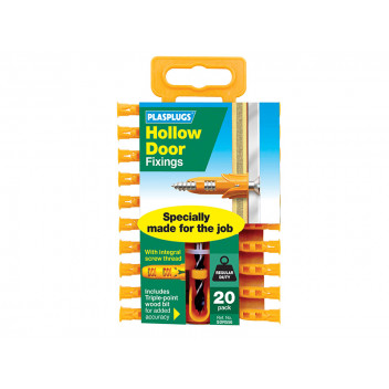 Plasplugs SDR556 Hollow Door Fixings (20)