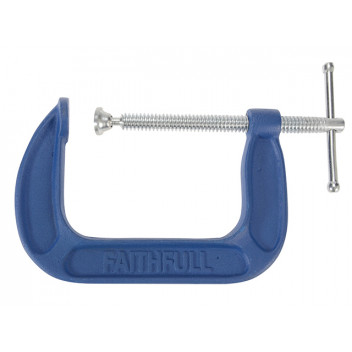 Faithfull Medium-Duty G-Clamp 100mm (4in)