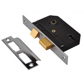 UNION ES-SL Essentials 3 Lever Mortice Sashlock Chrome 79mm 3in Visi