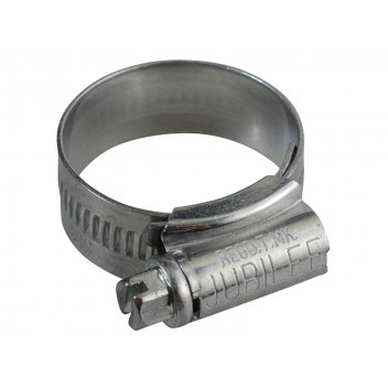 Jubilee 1A Zinc Protected Hose Clip 22 - 30mm (7/8 - 1.1/8in)