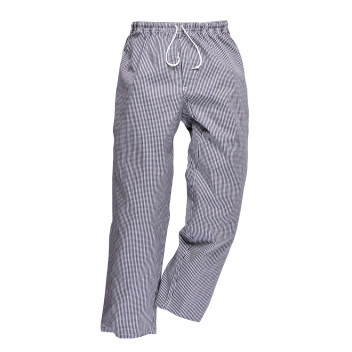 C079 Bromley Chefs Trousers Check Small