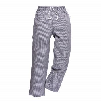 C079 Bromley Chefs Trousers Check Medium