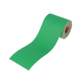 Faithfull Aluminium Oxide Sanding Paper Roll Green 115mm x 5m 40G