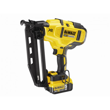 DEWALT DCN660P2 Cordless XR Brushless Second Fix Nailer 18V 2 x 5.0Ah Li-ion