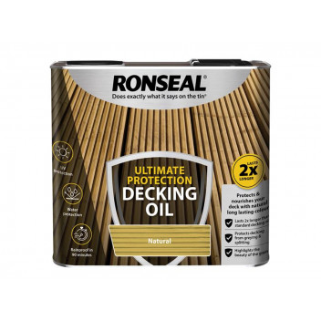 Ronseal Ultimate Protection Decking Oil Natural 2.5 litre