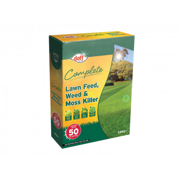 DOFF Complete Lawn Feed, Weed & Moss Killer 1.6kg